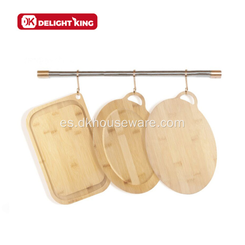Bakware de vidrio personalizado con tapa de bambú